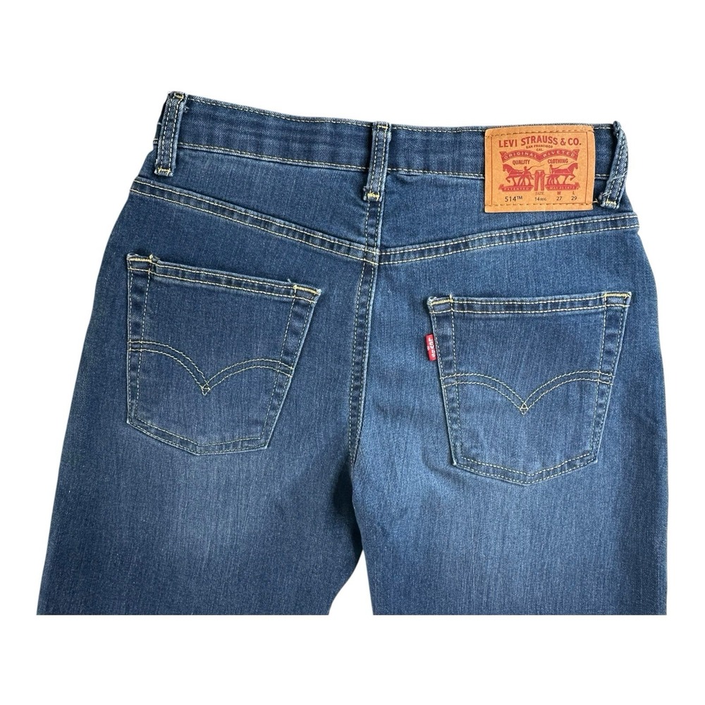 Levi's 514 Vintage Women's‎ Blue Skinny  Mid Rise Jeans Size 14 Regular - Picture 5 of 16